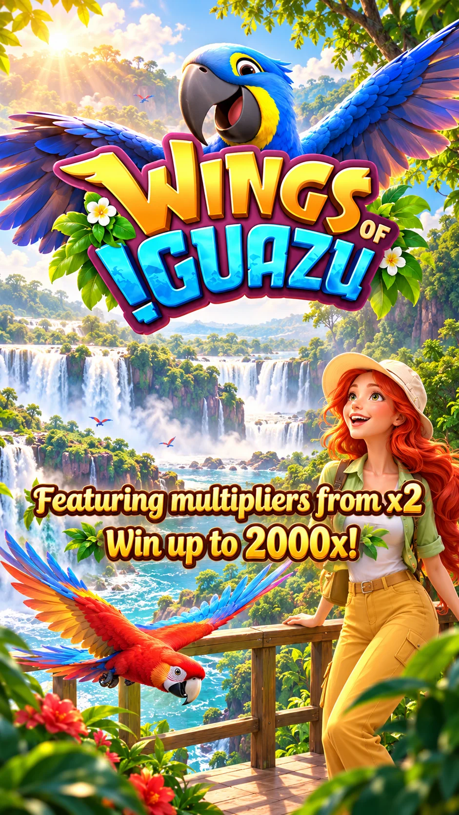 Prévia da página de destino de afiliados de Wings of Iguazu